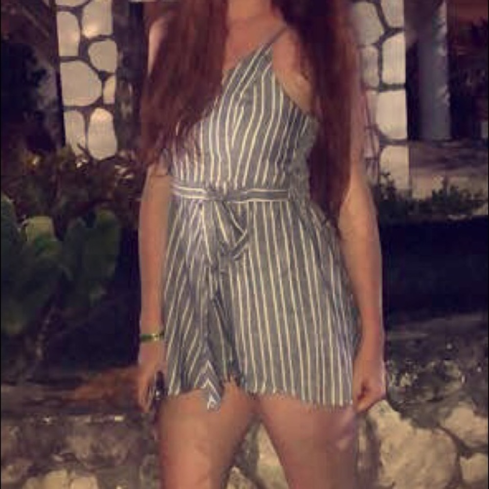Striped Romper